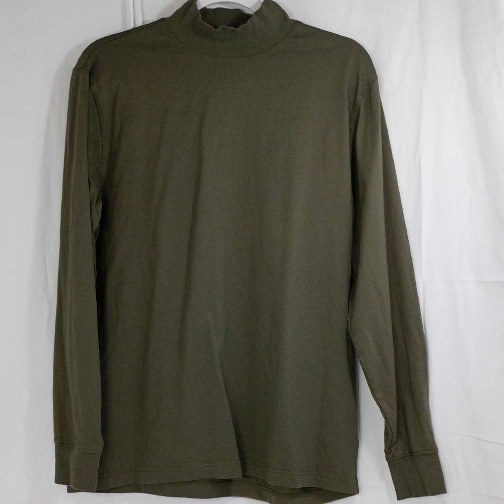 Lands' End Olive Long Sleeve Tee